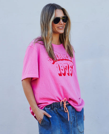 Hammill & Co 1976 Dreamer Tee - Hot Pink