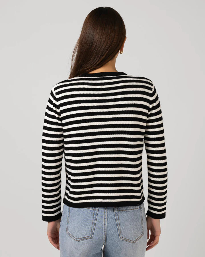 Stella + Gemma Henri Cardigan - Black Tea