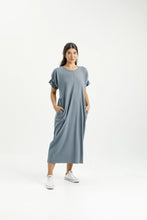 Load image into Gallery viewer, Home-Lee Navaeh Midi Dress  - Storm
