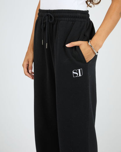 Silent Theory Silent Luxe Trackpant - Black