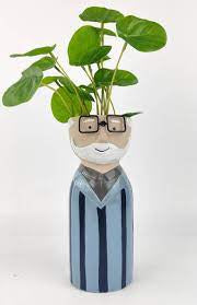 Urban Grandpa Tall Planter Blue