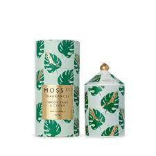 Moss St. Ceramic Candle Green Sage & Cedar 100g