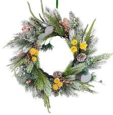 Urban Native Wreath Green & Yellow  64cm