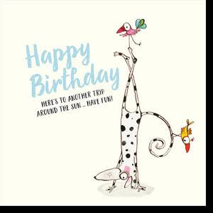Twigseeds Card - HBD Here's to another trip around the sun...