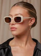 Load image into Gallery viewer, Otra Eyewear Sunglasses - Daisy Frosted Ivory/Brown
