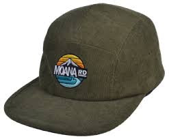 Moana Road Corduroy 5 Panel Cap