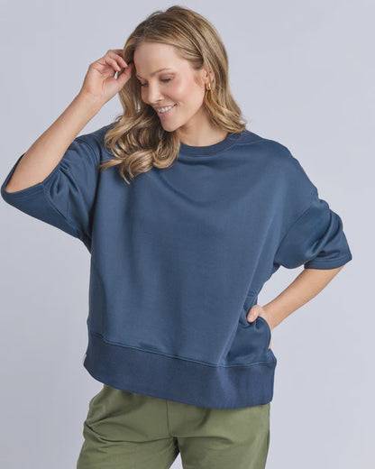 Elm Ines Sweat - Navy