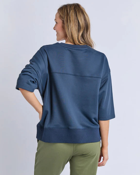 Elm Ines Sweat - Navy