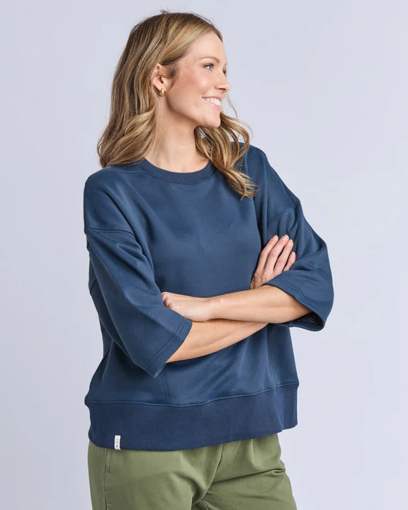 Elm Ines Sweat - Navy