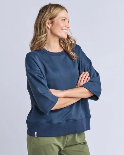 Elm Ines Sweat - Navy