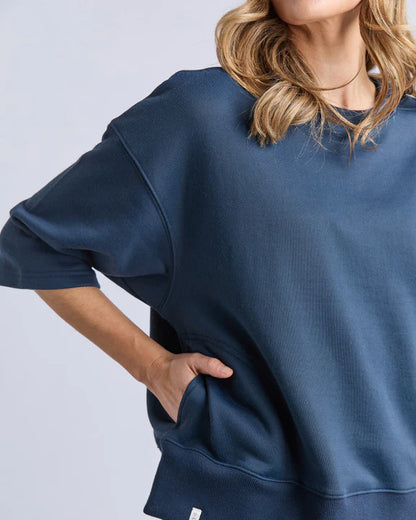 Elm Ines Sweat - Navy