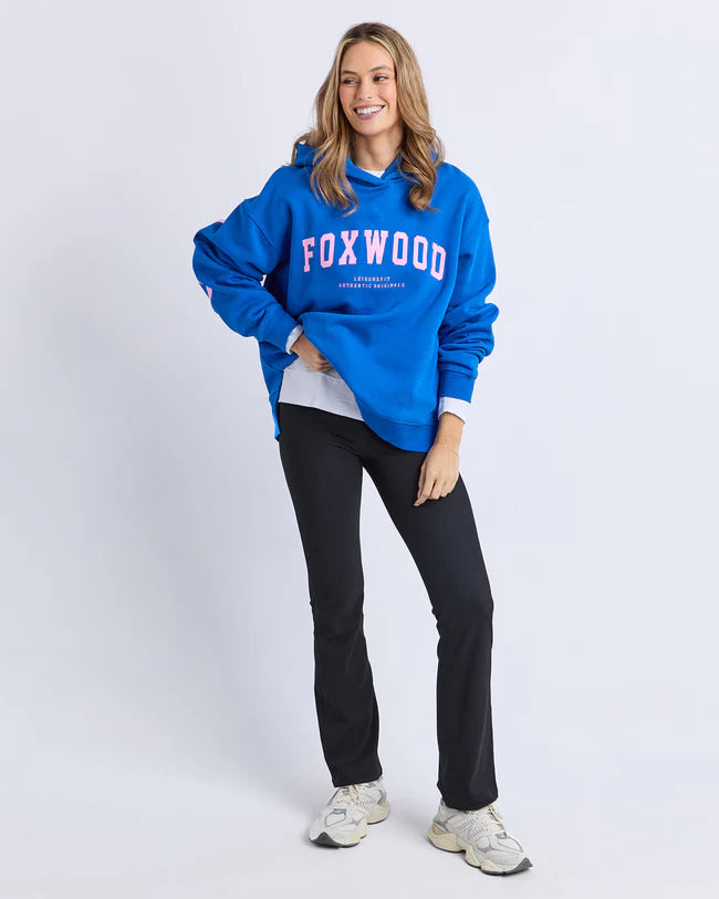 Foxwood Interval Hoodie - Cobalt Blue & Neon Pink