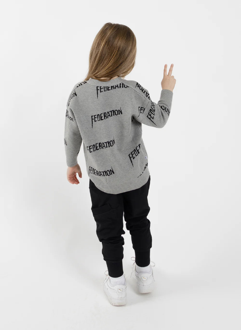 Federation Mini KIDS Playground Trackies  - Black