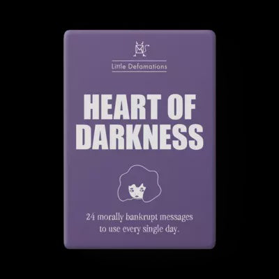 Defamations Heart of Darkness-  Box of Message Cards