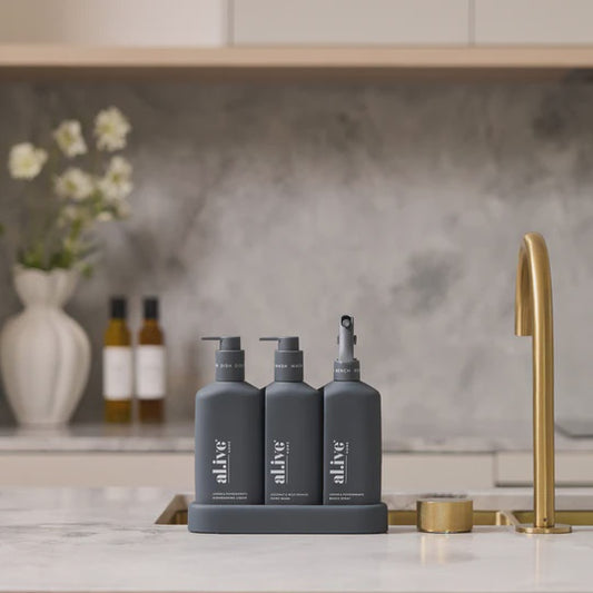 al.ive Home Kitchen Trio - Lemon & Pomegranate + Coconut & Wild Orange - Limited Edition Midnight