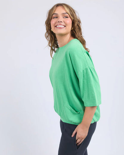 Elm Mazie Sweat - Spring Green