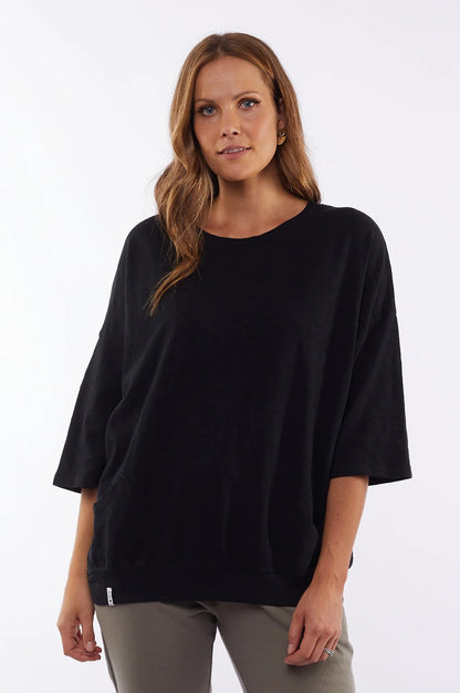 Elm Fundamental Mazie Sweat Black