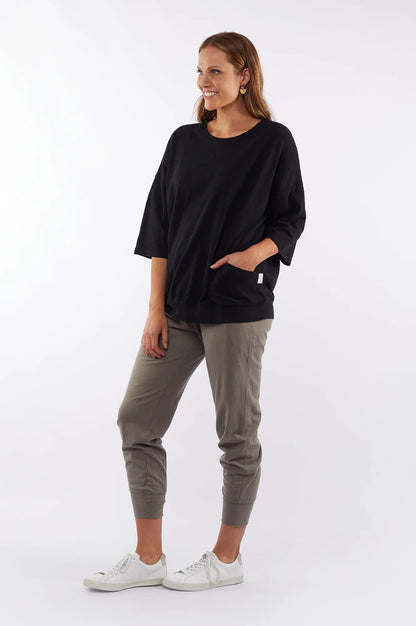 Elm Fundamental Mazie Sweat Black