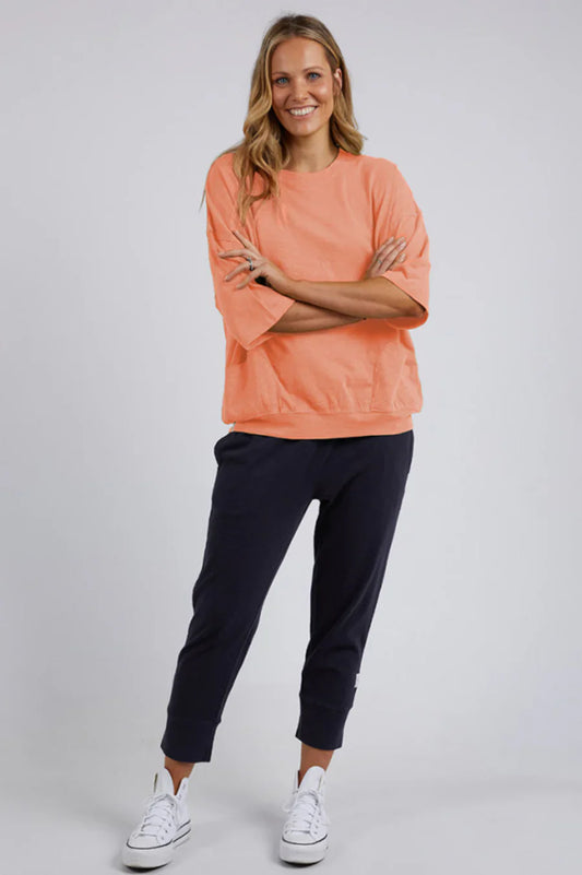 Elm Mazie Sweat - Neon Orange