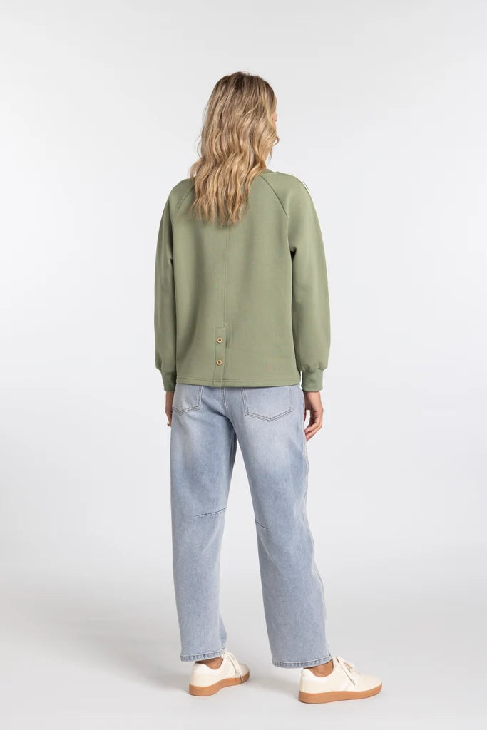 Mi Moso Mila Sweat - Khaki