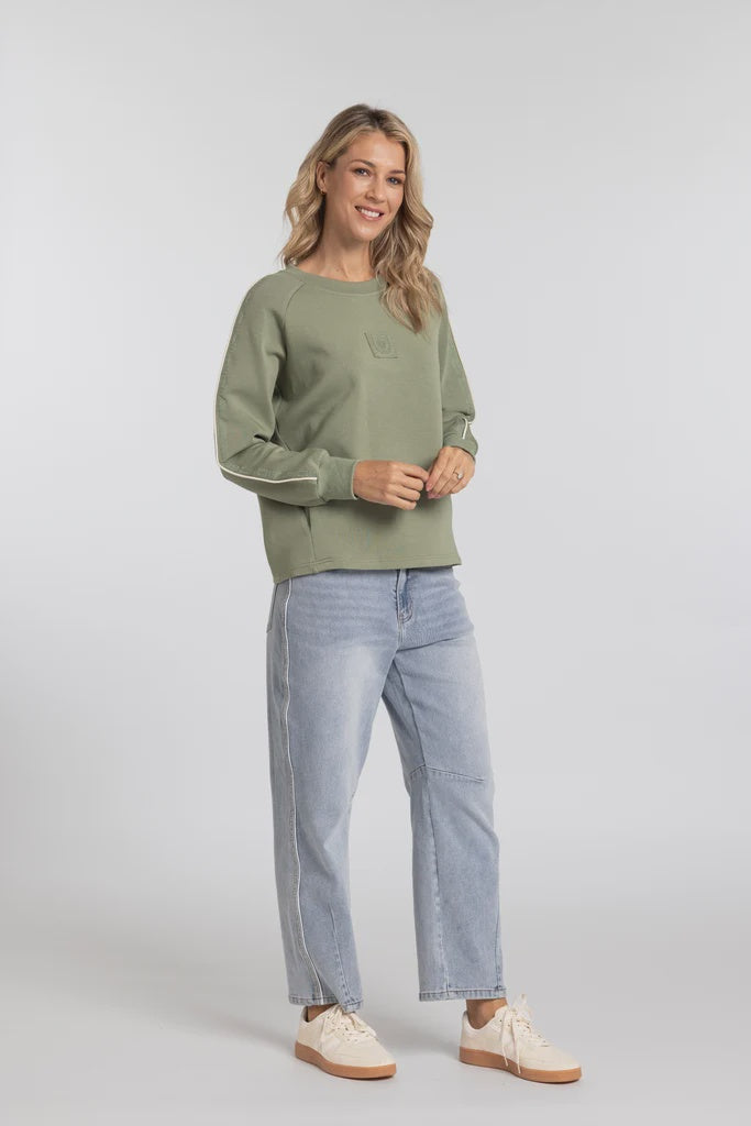 Mi Moso Mila Sweat - Khaki