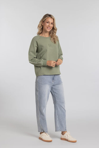 Mi Moso Mila Sweat - Khaki