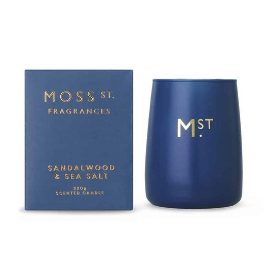 Moss St. Candle 320g - Sandalwood & Sea Salt