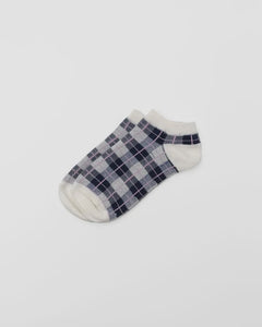 Stilen Socks Checker Ankle - Navy