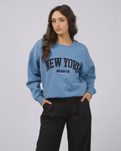 Load image into Gallery viewer, All About Eve New York Oversized Crew - Blue
