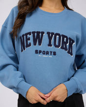 Load image into Gallery viewer, All About Eve New York Oversized Crew - Blue
