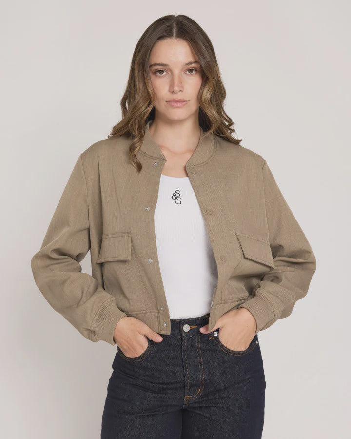 Stella + Gemma Nia Jacket - Taupe