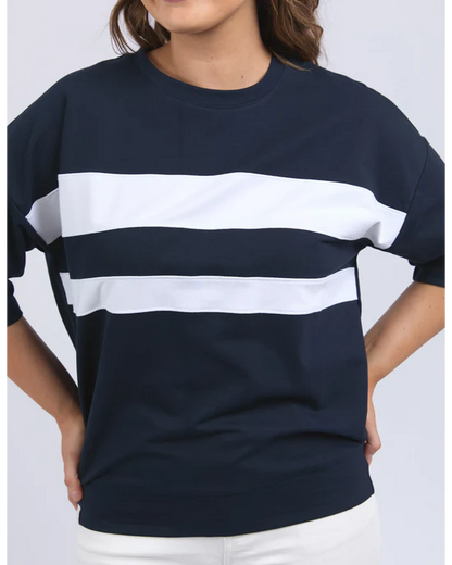 Elm Nico Sweat - Navy