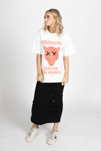 Federation Our Tee Animals White