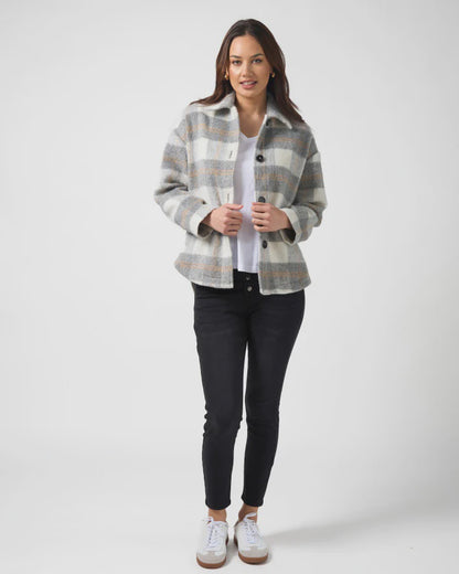 Stella + Gemma Paige Shaket - Charcoal Check