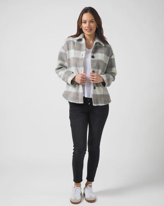 Stella + Gemma Paige Shaket - Charcoal Check