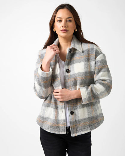 Stella + Gemma Paige Shaket - Charcoal Check