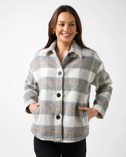 Stella + Gemma Paige Shaket - Charcoal Check