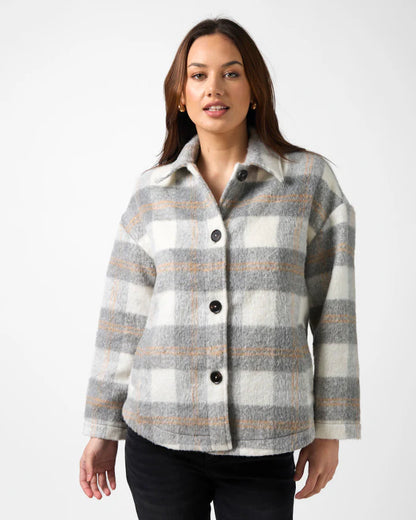 Stella + Gemma Paige Shaket - Charcoal Check