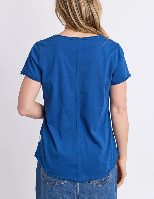 Elm Pima Vee Tee - China Blue