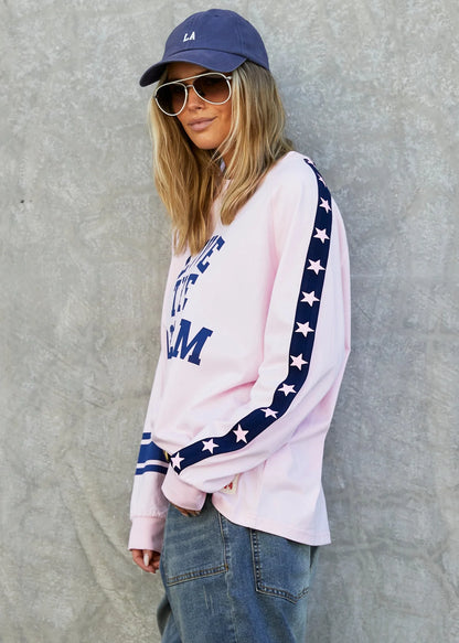 Hammill & Co Live The Dream L/S - Pink