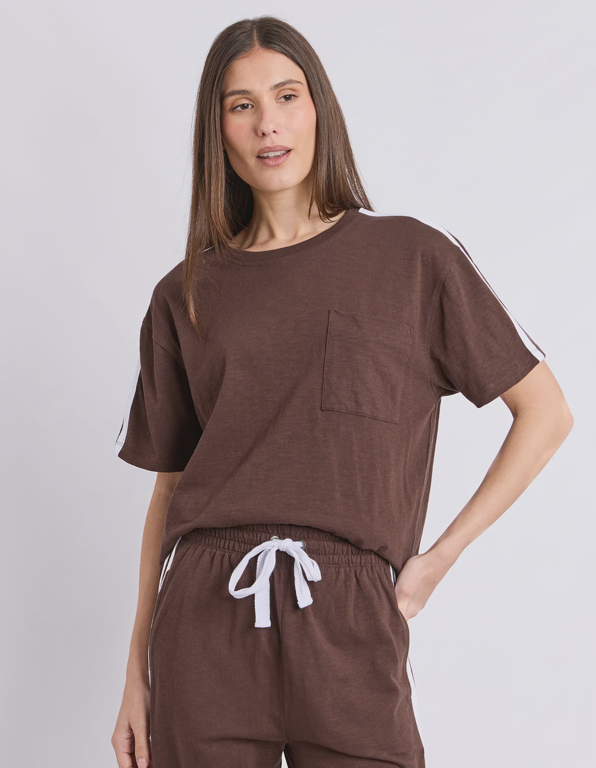 Foxwood Power Tee - Chocolate