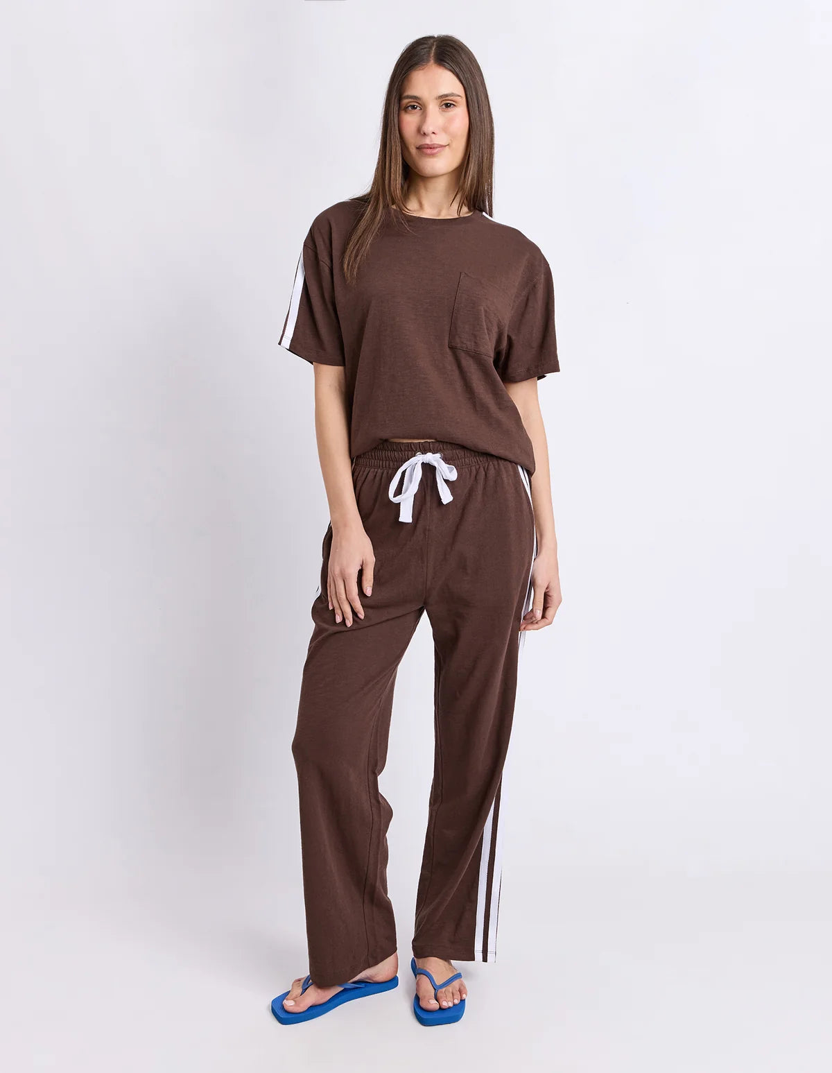Foxwood Power Tee - Chocolate