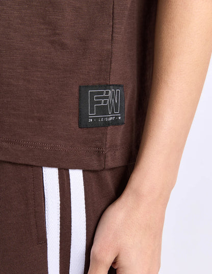 Foxwood Power Tee - Chocolate