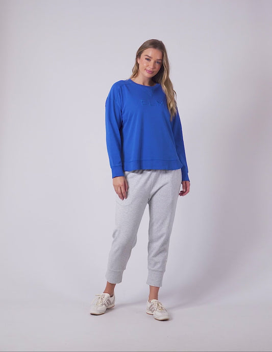 Elm Established Crew - French Blue