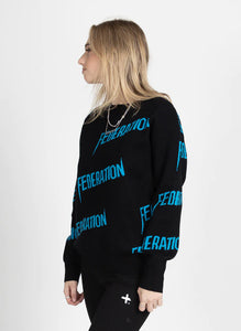 Federation Repetition Crew Black/Ocean