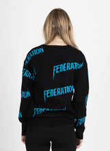Load image into Gallery viewer, Federation Repetition Crew Black/Ocean

