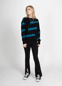 Federation Repetition Crew Black/Ocean