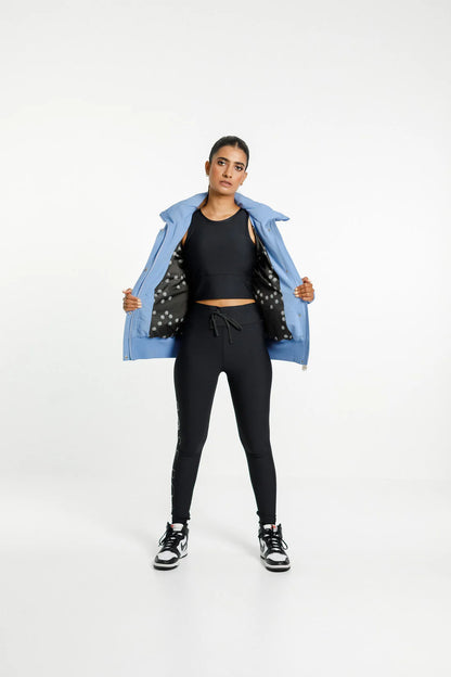 Rose Road Dawn Puffer Jacket - Cerulean