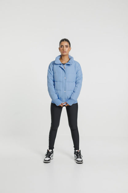 Rose Road Dawn Puffer Jacket - Cerulean