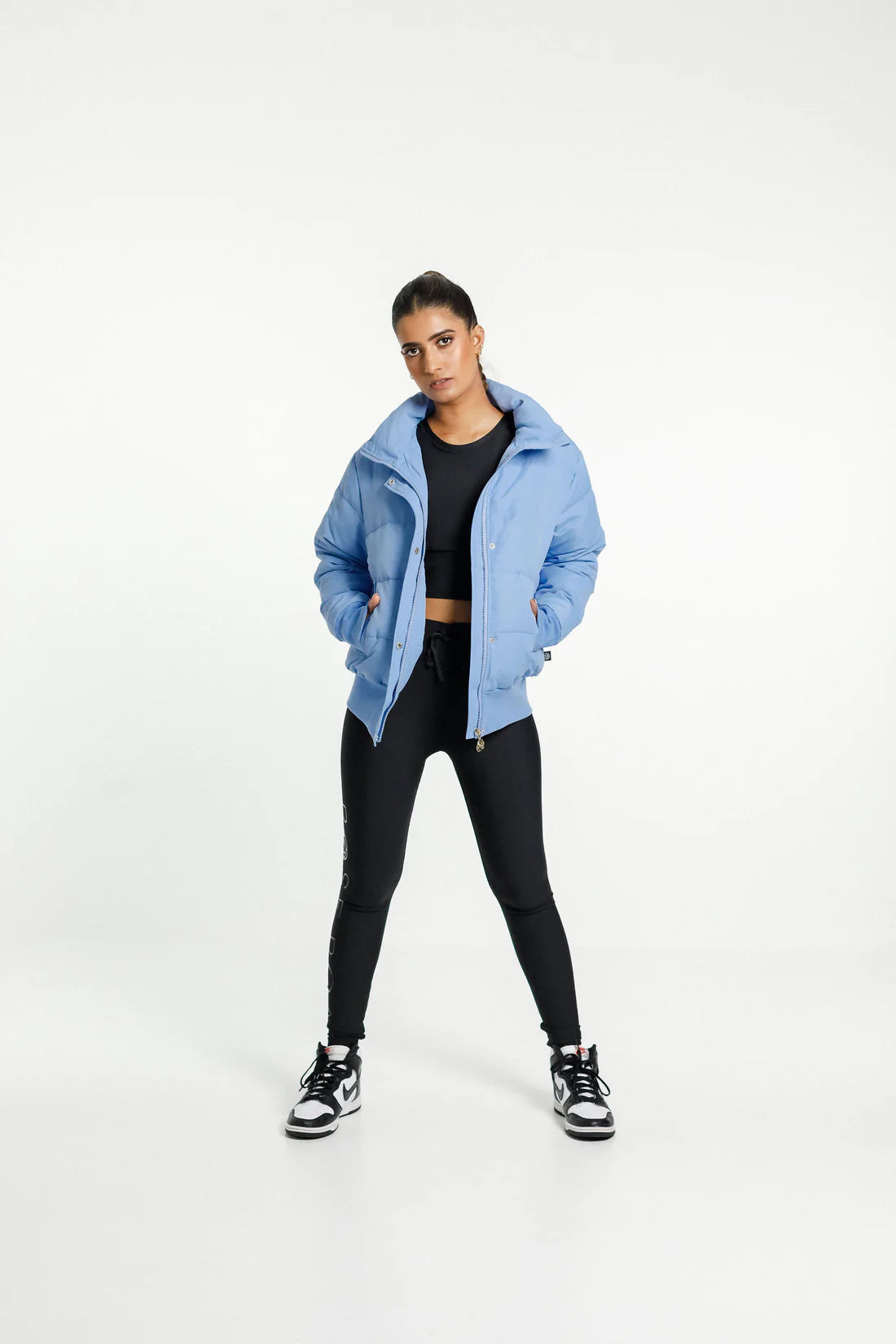 Rose Road Dawn Puffer Jacket - Cerulean